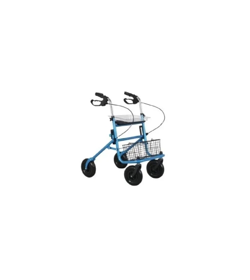 Immagine 6 di Deambulatore rollator pieghevole per anziani e disabili con seduta e cestino
