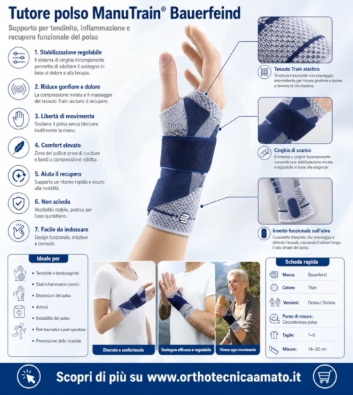Immagine 3 di Tutore polso ManuTrain® Bauerfeind